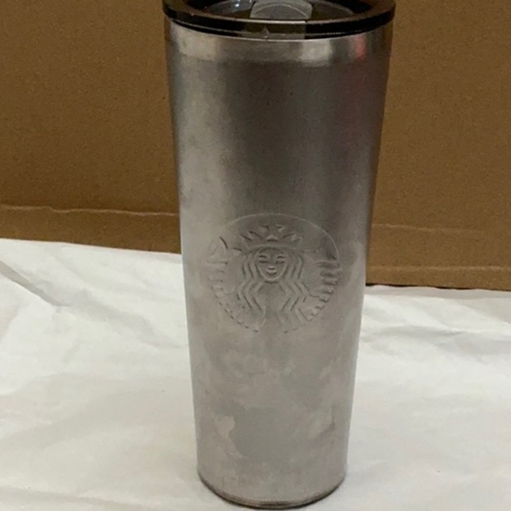 2015 Starbucks Silver stainless steel Tumbler